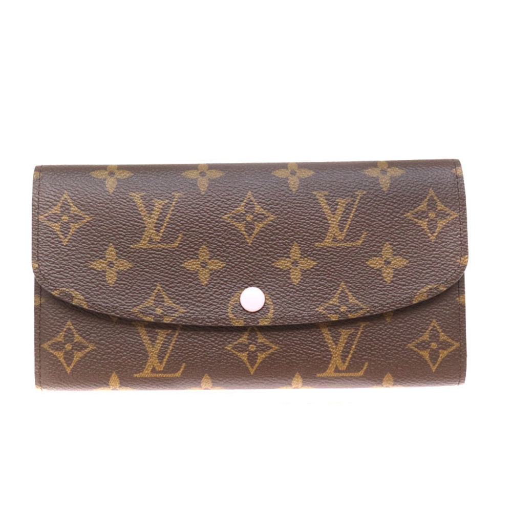 Louis Vuitton Brown Long Emily Rose Portefeuille Wallet